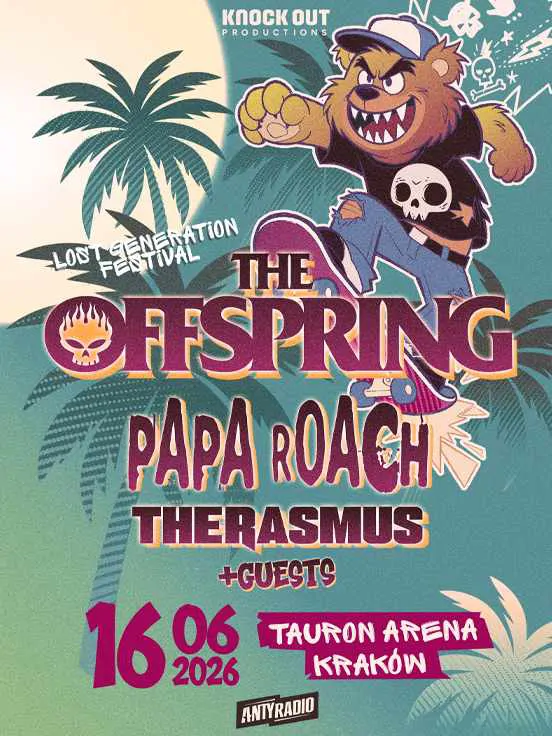 Lost Generation: The Offspring, Papa Roach, The Rasmus + goście