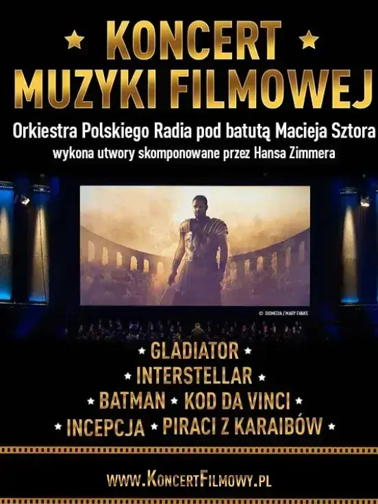 Koncert Muzyki Filmowej z utworami Hansa Zimmera